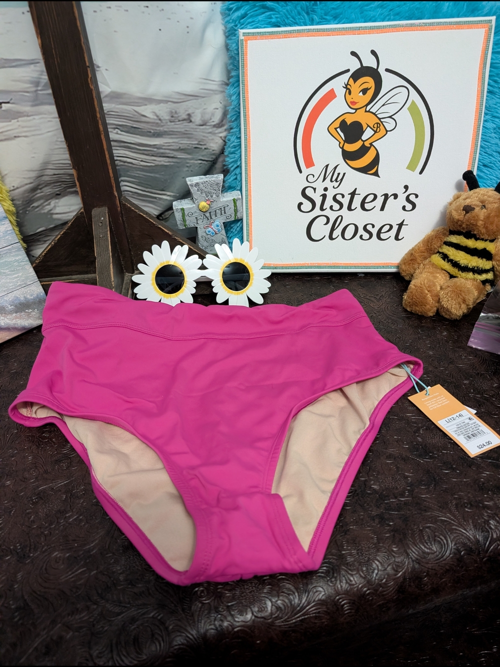 Kona Sol Hot Pink Swimwear Bottoms
